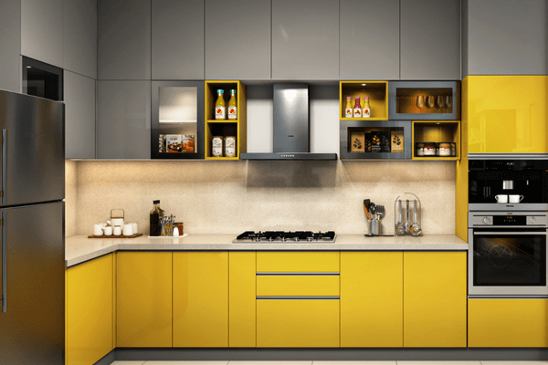 Dated kitchen space close to Narayana Hospital, Pratap Nagar.